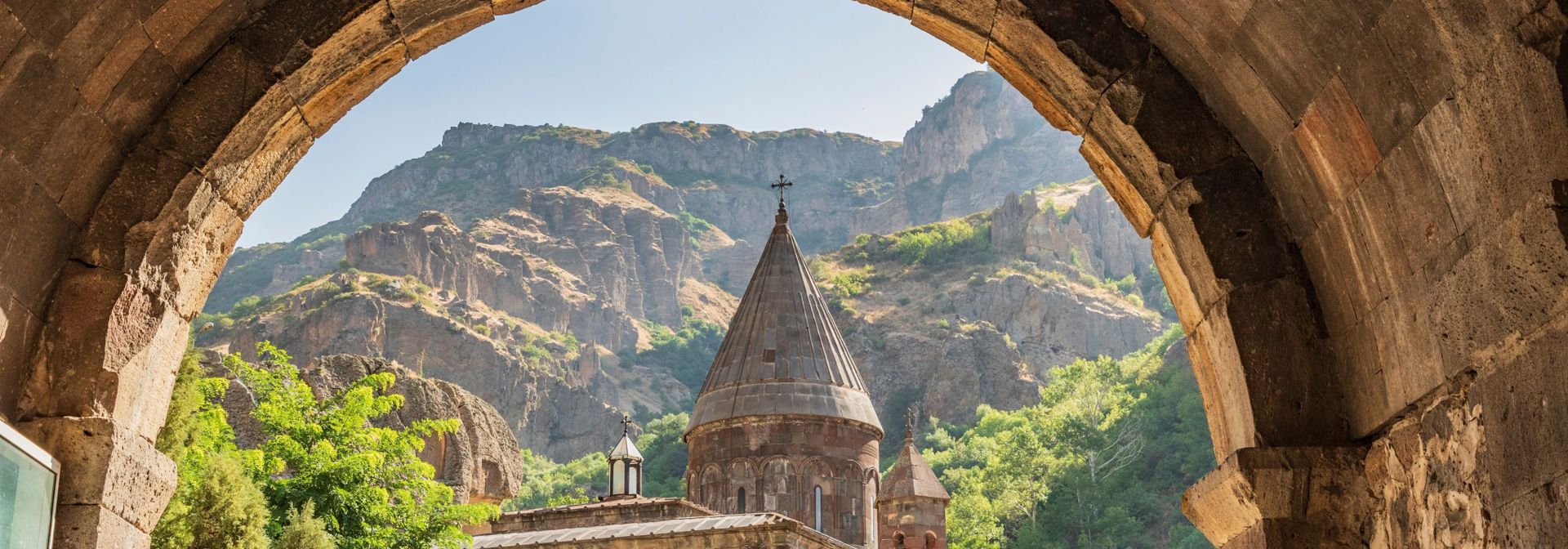 Armenia Geghard Monastery Arch