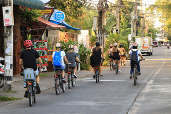 Cyklister I Chiang Mai