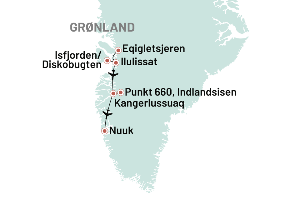 Groenland Eventyrlige Vestgroenland 2027