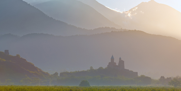 Vi begynder i Kakheti-regionen ...