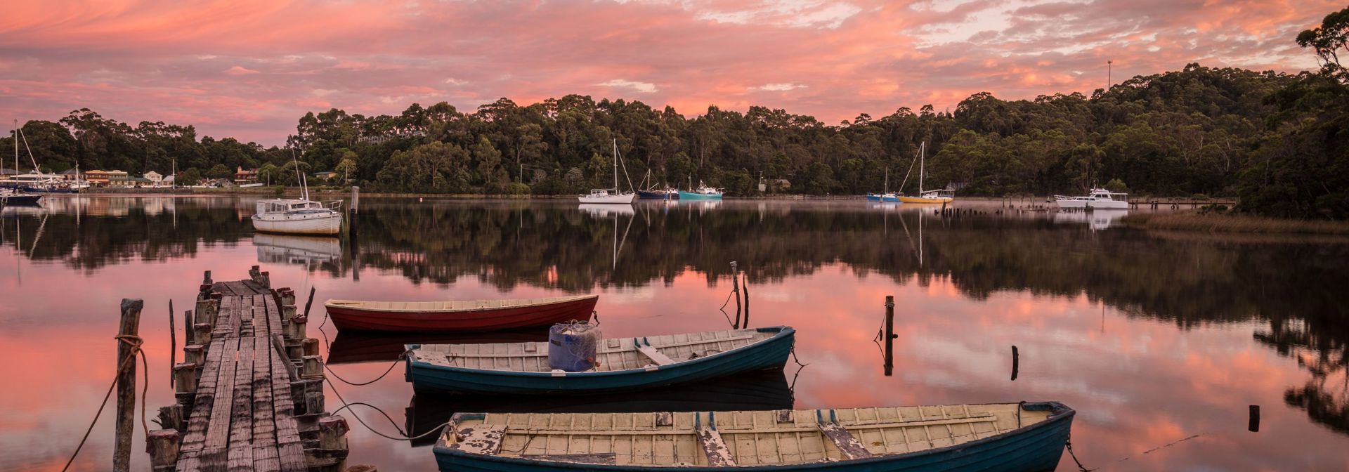 Australien Tasmanien Strahan Havn Daggry