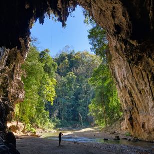 Tham Lod-grotten i Mae Hong Son