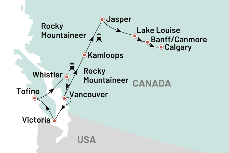 Canada Med Toget Rocky Mountaineer 2026