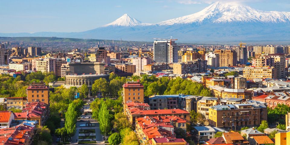 Armenia Yerevan Mount Ararat Panorama