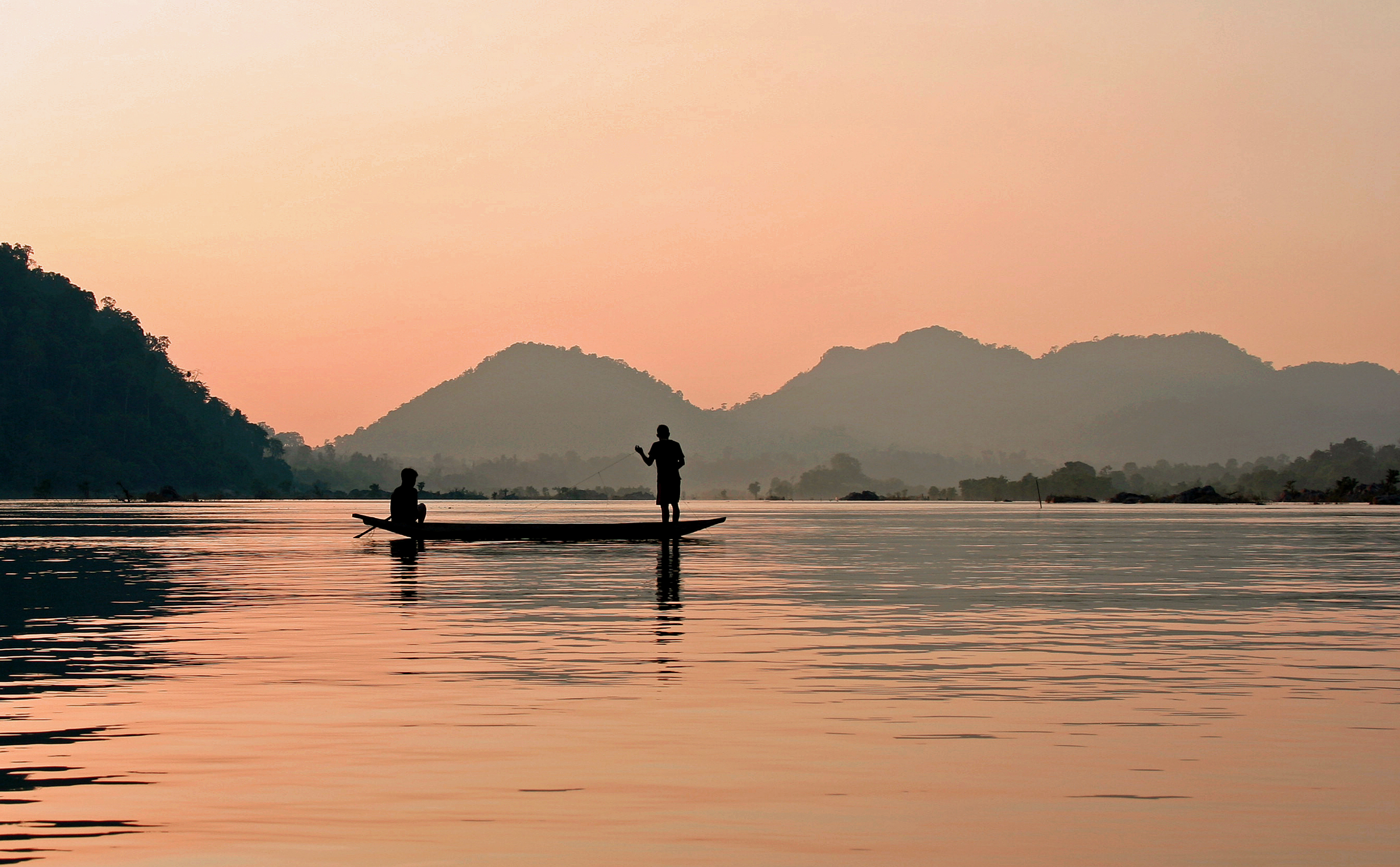 Vietnam - mekong floden_baad_solnedgang_01