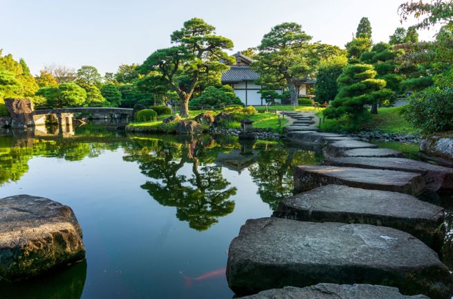 Himeji Japansk Have
