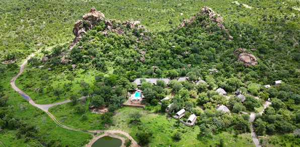 I starter rejsen i Greater Kruger National Park...