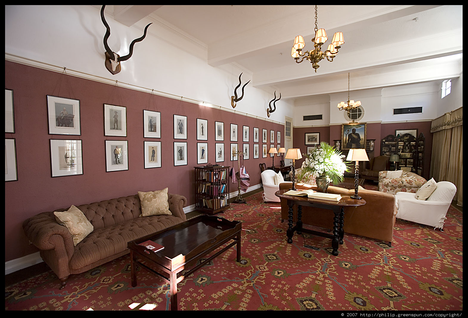sydafrika - zimbabwe - victoria falls - victoria falls hotel_reception