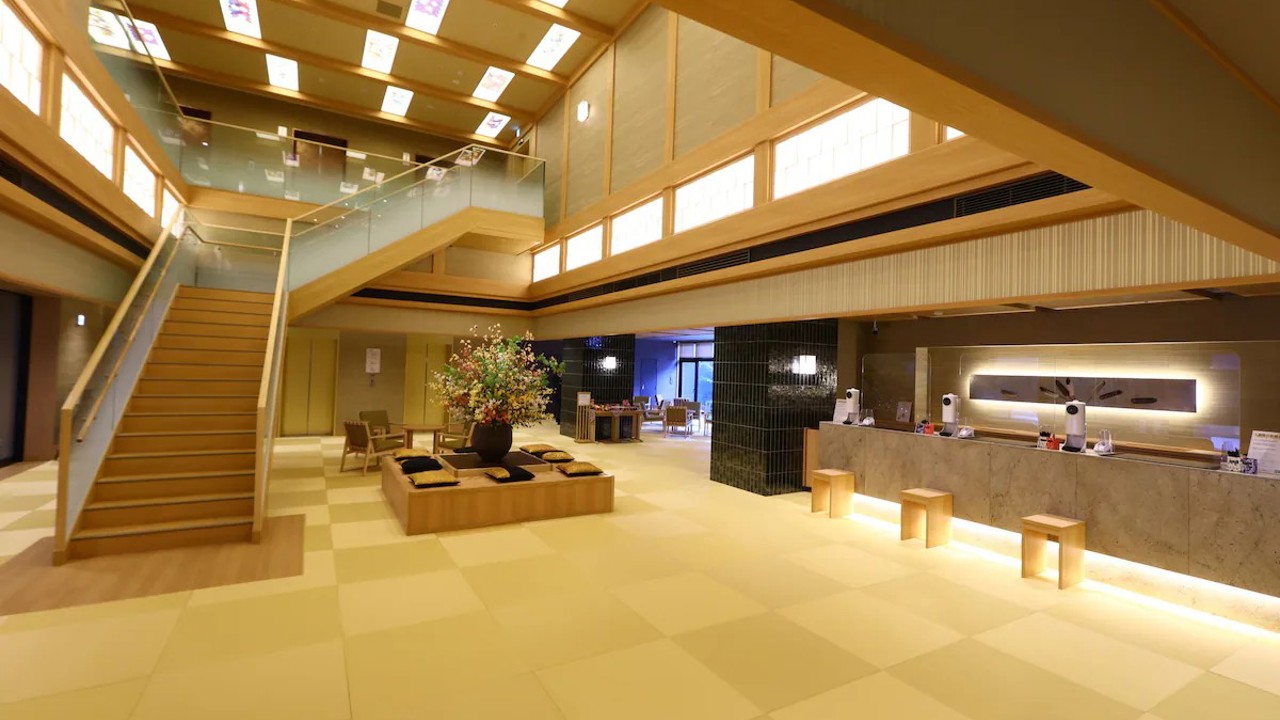 Reception Tennen Onsen Dandannoyu Oyado