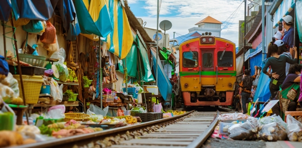 Mae Klong Togstation Marked