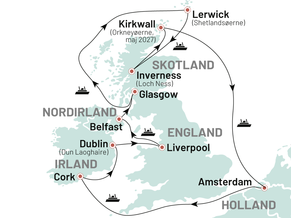 Krydstogter De Britiske Oeer 2027