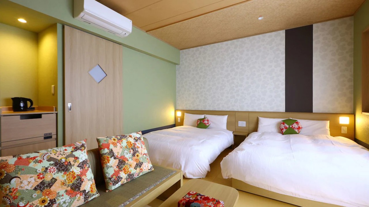 Deluxe Twin Room Tennen Onsen Dandannoyu Oyado