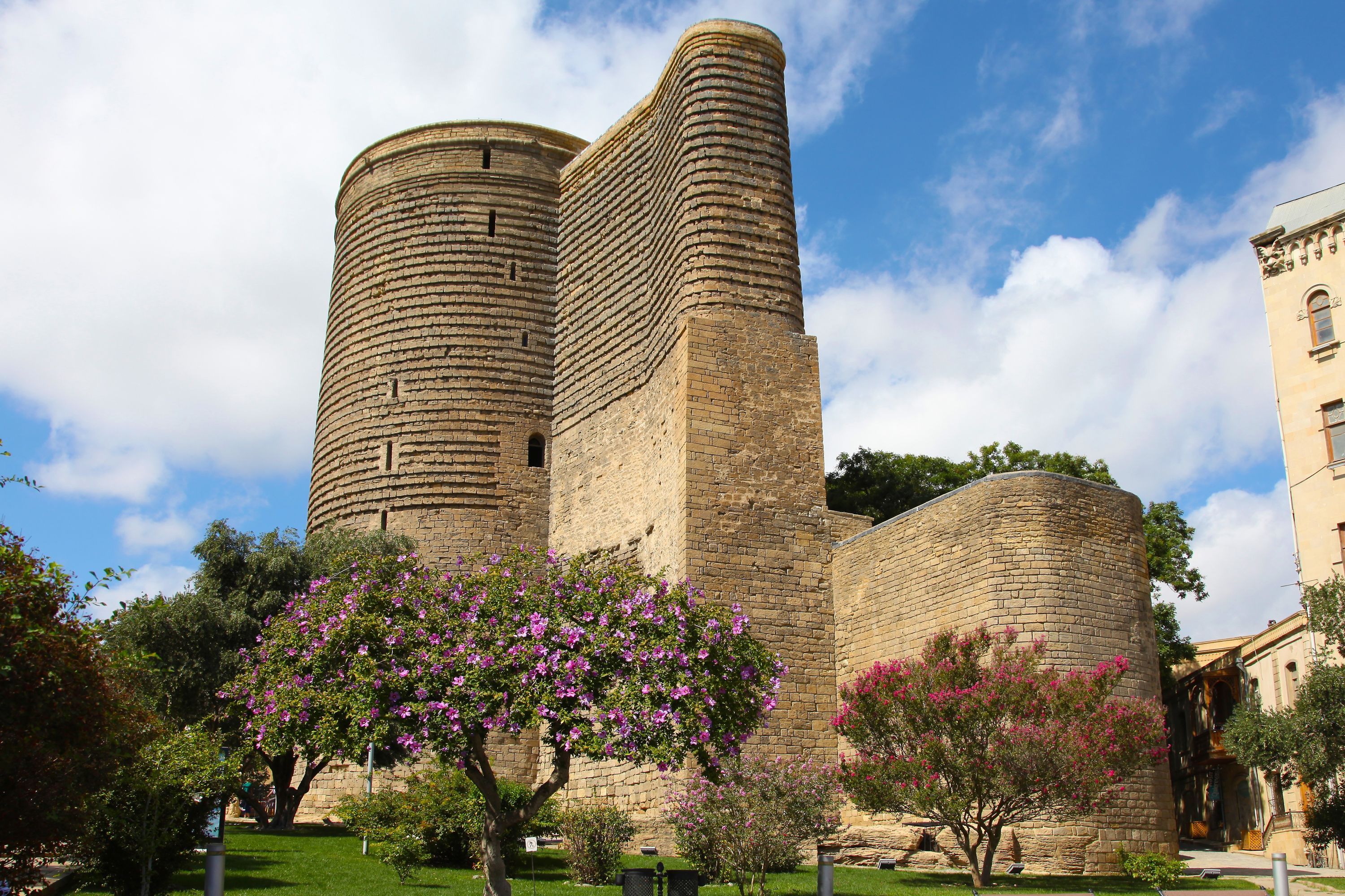 Azerbaijan Baku Maiden Tower Summer