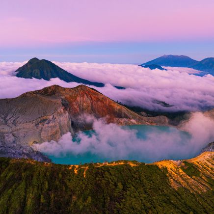 Vulkanen Ijen- en af de smukkeste på Java