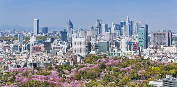 Vi starter vores rejse i Tokyo...