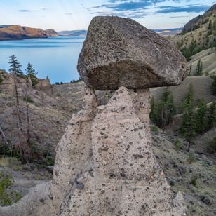 De spøjse stenformationer, hoodoos
