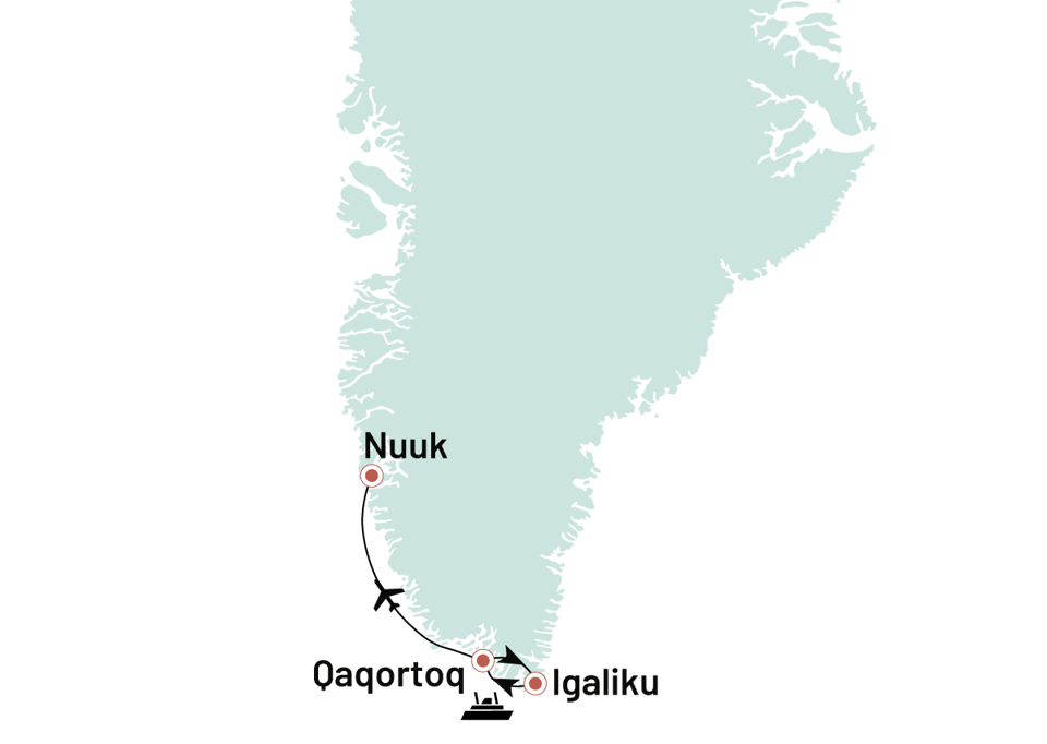 Groenland FIT Sommerrejse Til Qaqortoq, Igaliku Og Nuuk