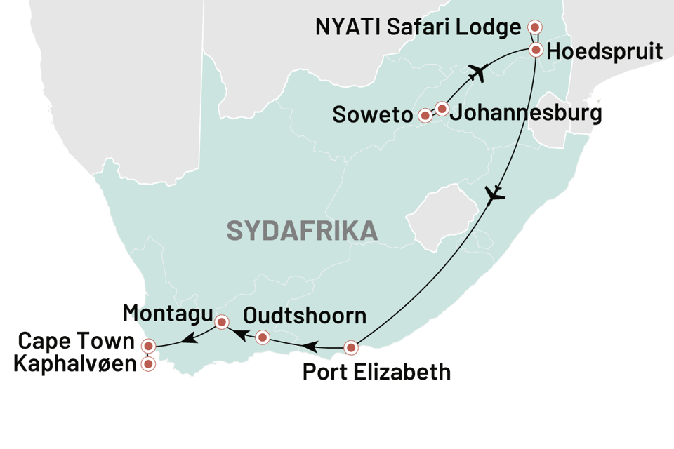 Sydafrika Sydafrikas Sjael Med Nyati