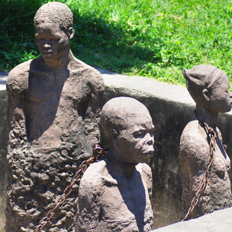 Monument Til Slavetiden I Zanzibar