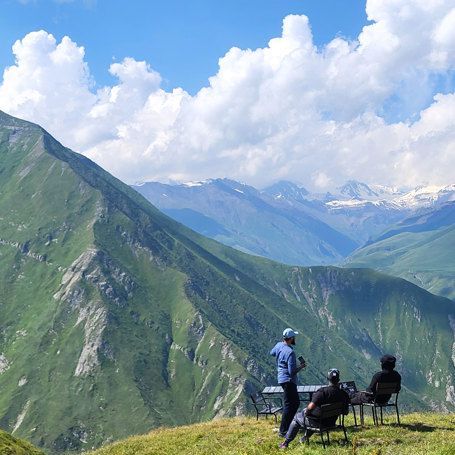 Gudauri Bjerge Menneske