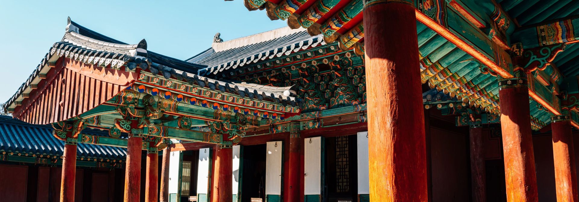 Sydkorea Jeonju Hanok Village Gyeonggijeon Hall