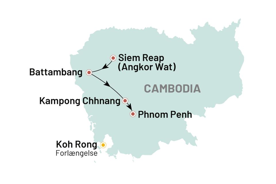 Cambodia Templer Traditioner Og Tidloes Kultur RR