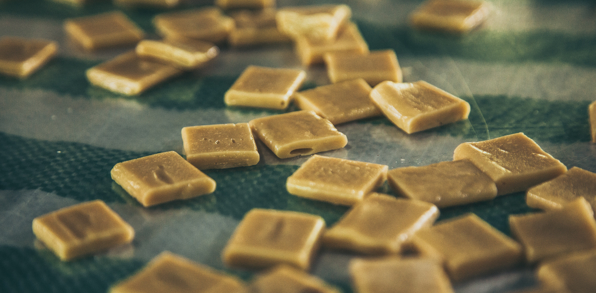 Traditionel Kokosnød Slik Vietnam