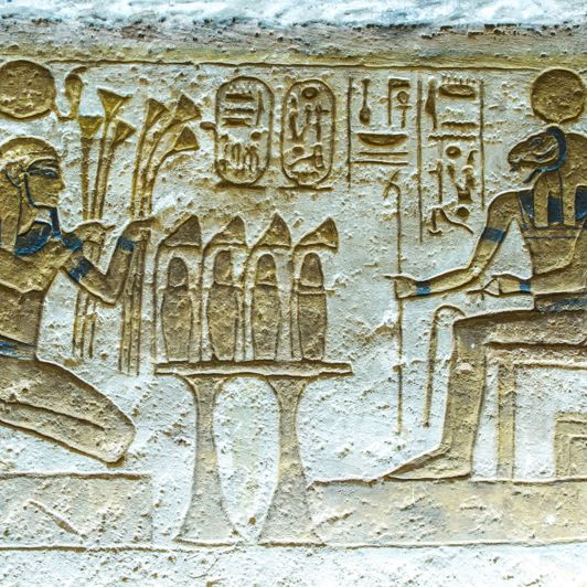 Egypt Aswan Abu Simbel Temple Hieroglyphs