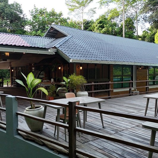 Her skal I bo på økoresortet Utan Rainforest Lodge 