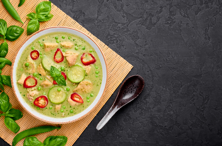 Kylling I Grøn Karry (1)