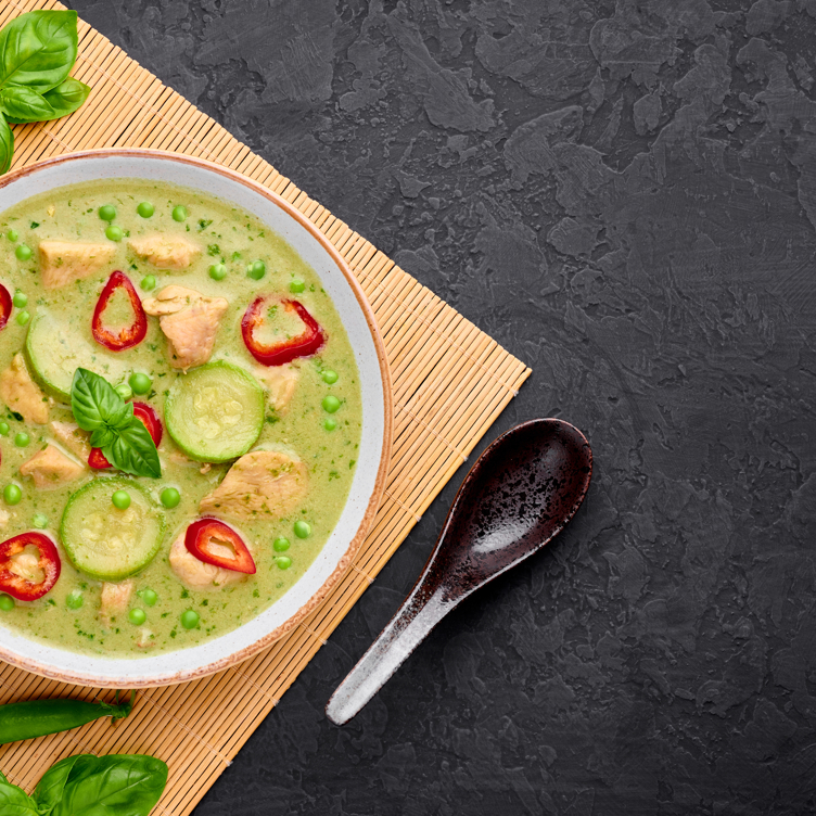 Kylling I Grøn Karry (1)