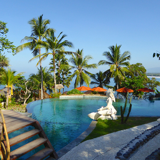 Puri Dajuma Beach Eco Resort i Pupuan Sawah på Bali