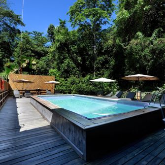 Utan Rainforest Lodge Flodcruise Pool