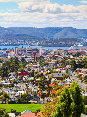Turen går videre til Hobart i Tasmanien.