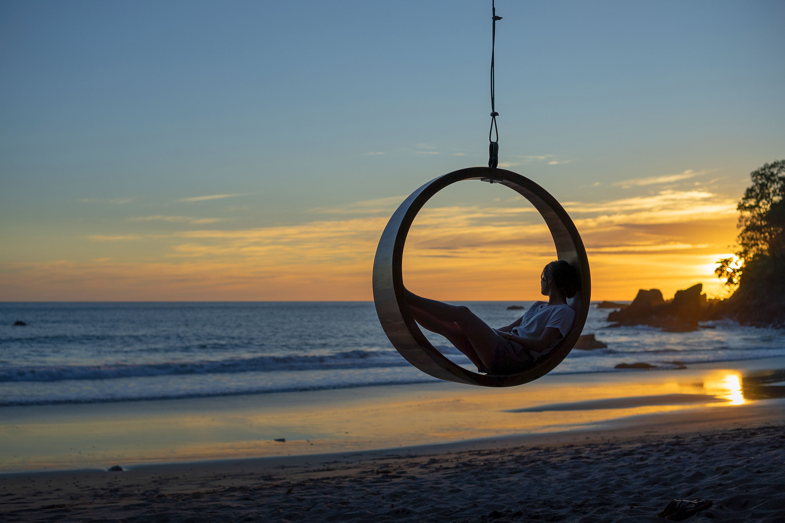 Sunset By The Beach