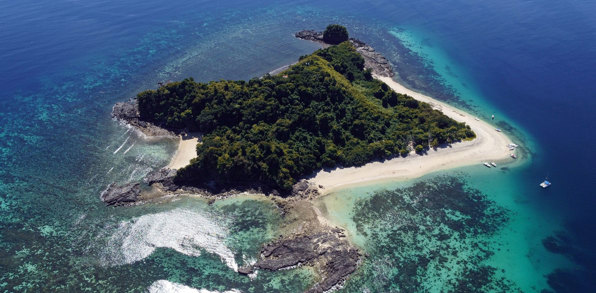 På den mindre ø Nosy Tanikely...