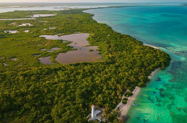Tulum Overview Sian Ka'an Økosystem