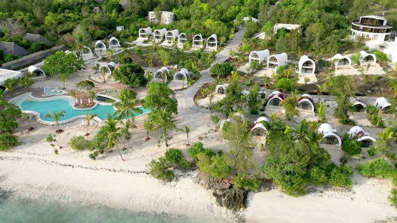 Zanziblue Waves Hotel Ovenfra (2)