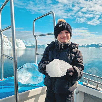 pige ved Ilulissat isfjord