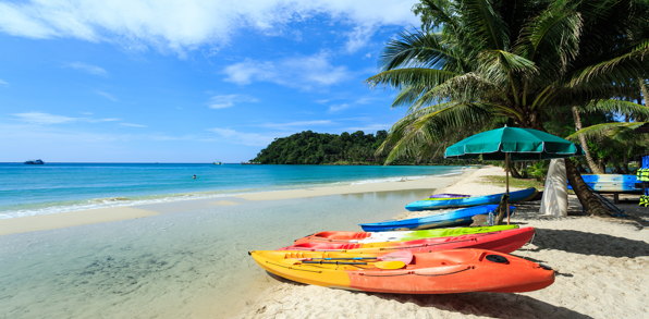 Koh Kood Kayak På Strand