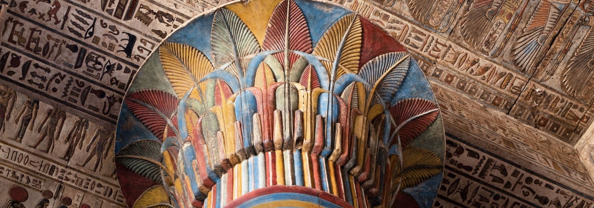 Egypt Esna Tempel Khnum Restored Column 2290076285