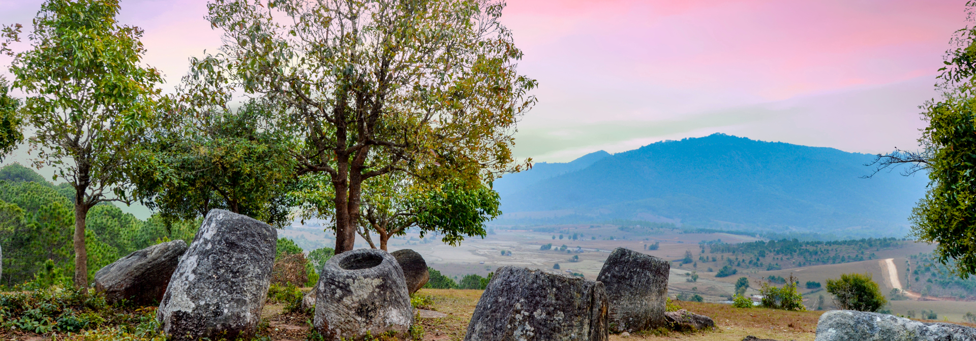 Plain Of Jars In Phonsavan