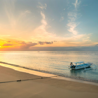 The Sankara Beach Penida Sunset, Sea, Mount Agung