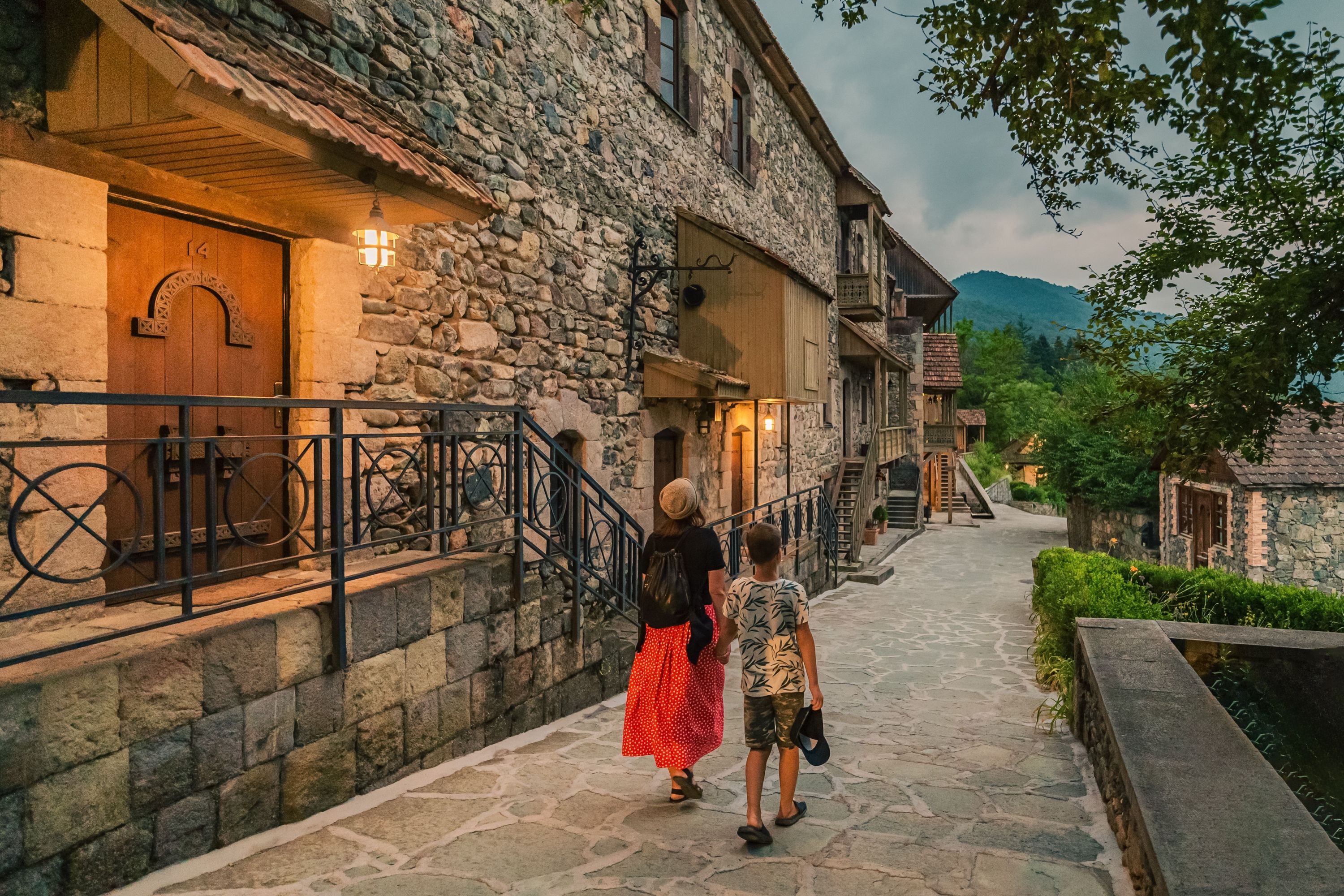 Armenia Dilijan Old Town Narrow Street