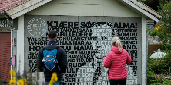 Norge Hurtigruten Sign Træna Kunst 01