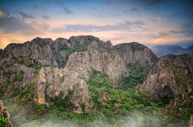 Sam Roi Yod Nationalpark Luftfoto