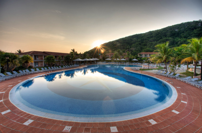 cuba - jibacoa - memories jibacoa_pool solnedgang