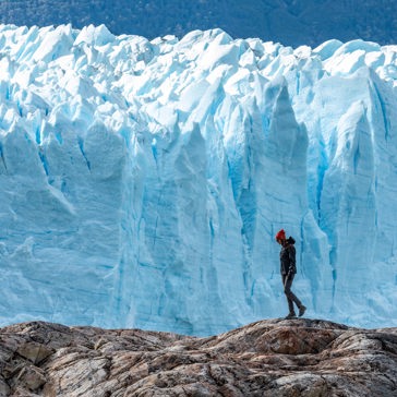 Argentina Calafate Perito Moreno Glacier Woman