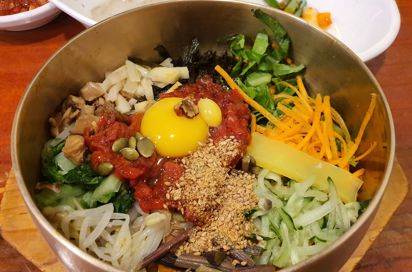 Sydkorea Jeonju Bibimbap