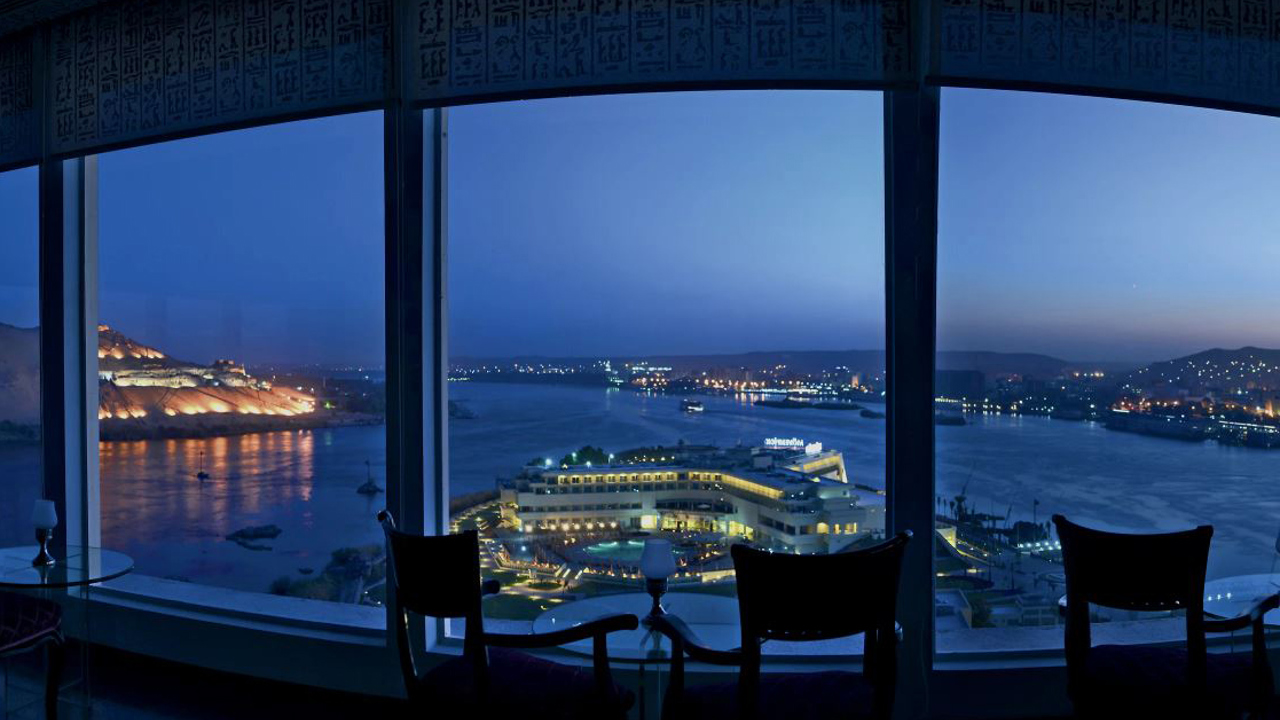 Egypten Aswan Movenpick Elephantine Resort Panoramabar
